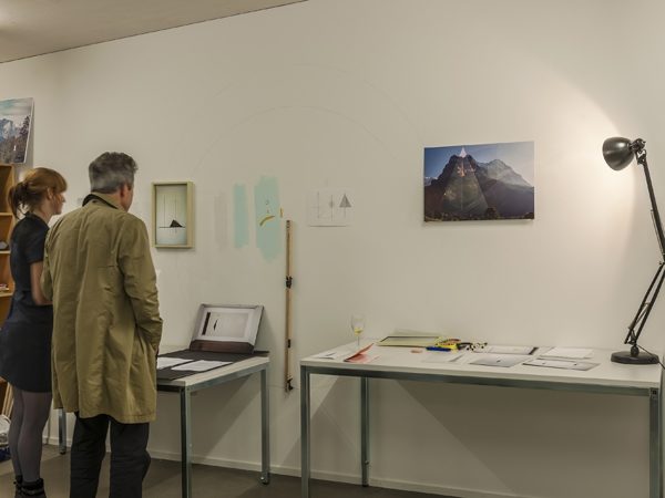 Im Atelier der Austauschkuenstlerin Babette Kleijn von Rotterdam, November 2014