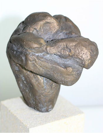 "Macho II", WV232, 1990, Bronze auf Savonnière, 20 x 8 x 11 cm