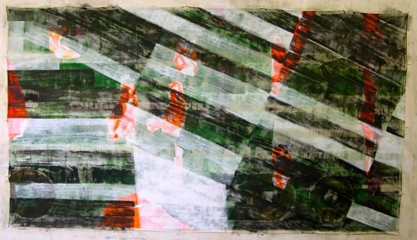 2015 Agadez / Aeonen-Geschichte Acryl / Dispersion auf Leinwand 160 x 290