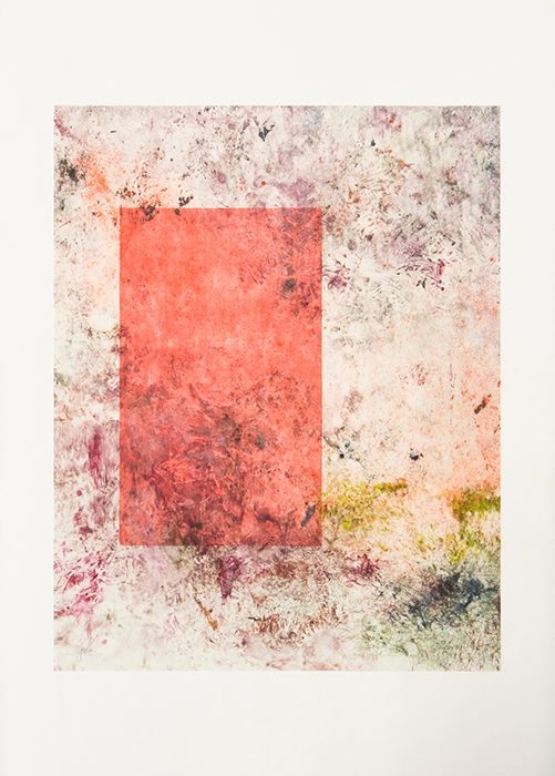Here and now, 2015, 50 x 40 cm, Tusche, Pigment auf Reispapier