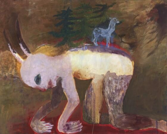Pilier 2011 80x100cm Oel auf Leinen