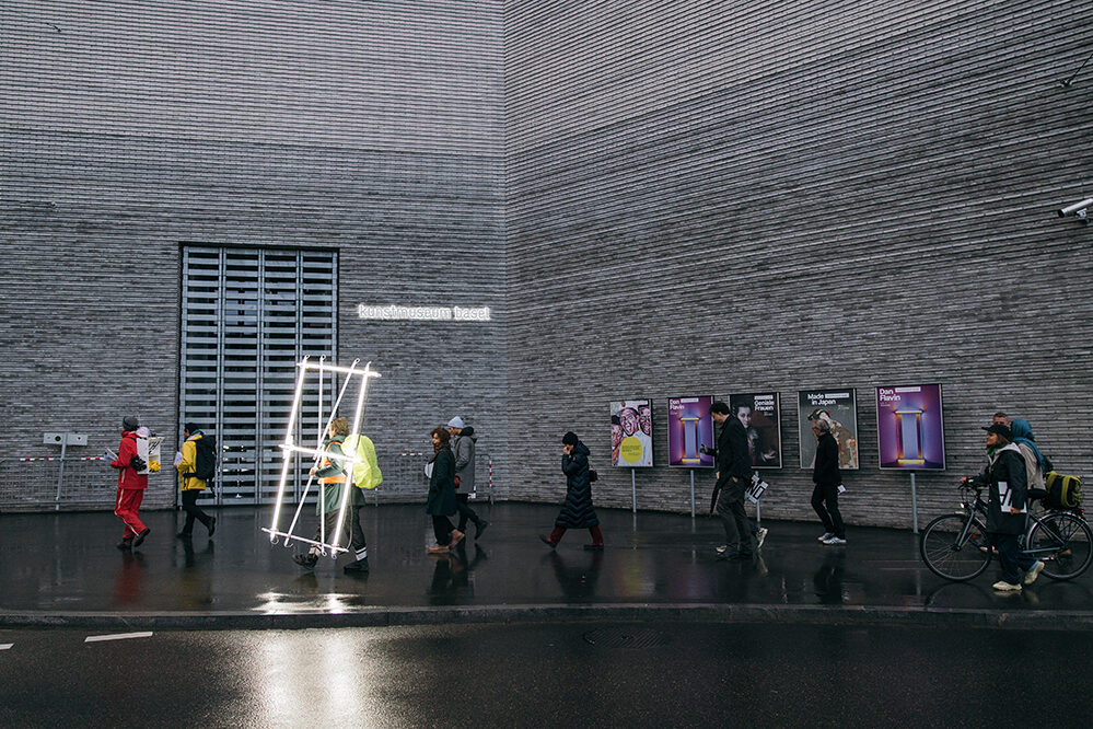 Lightspeed Text Tool, Kunstmuseum Basel 2024 – Foto: Damaris Thalmann