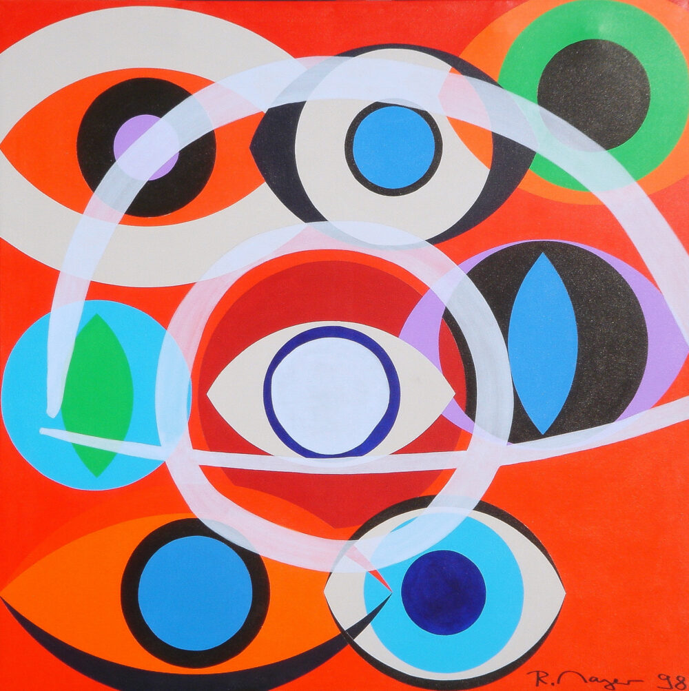 Observer 1998 acrylic 140x140