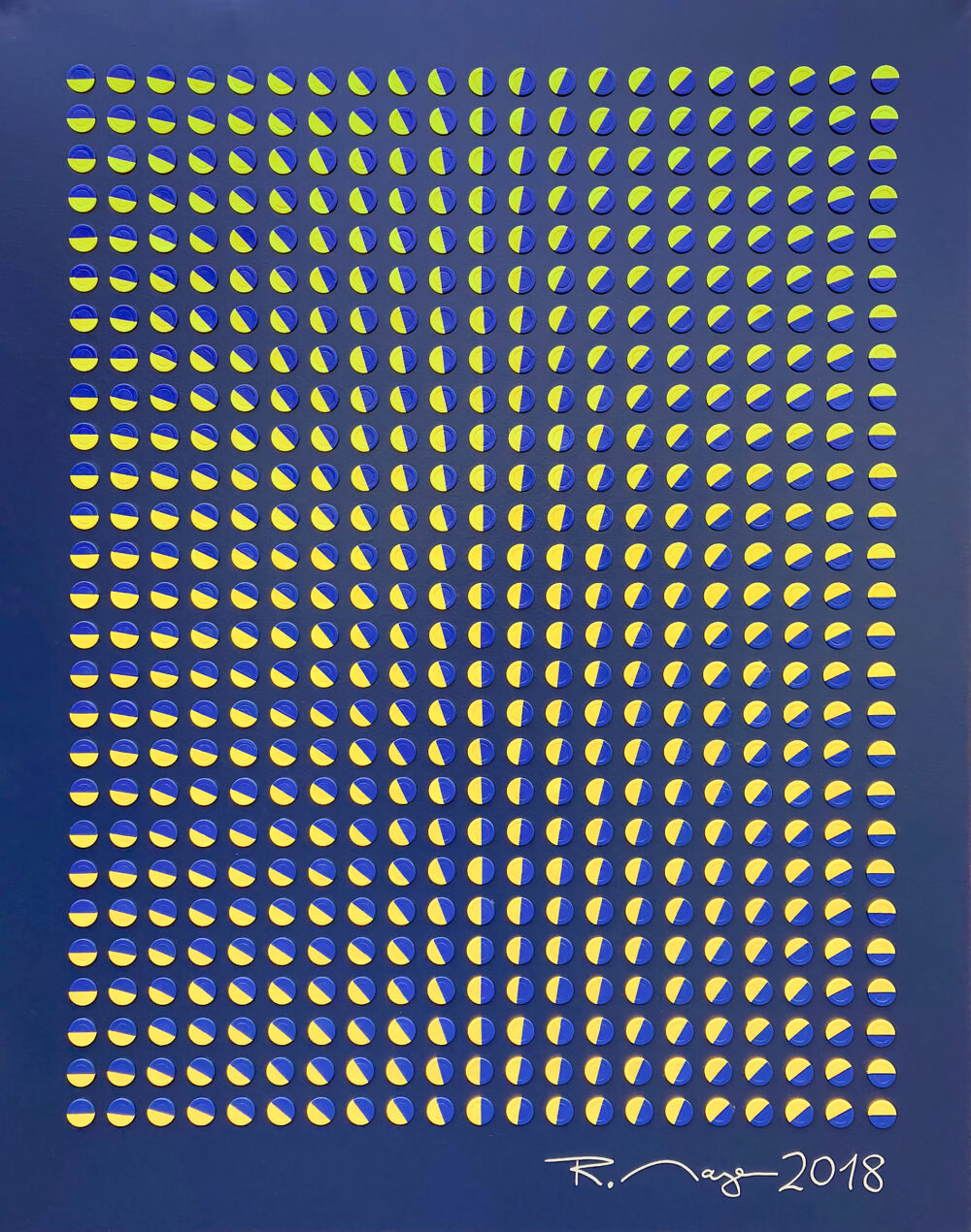 Starry sky 2018 acrylic casinochips 180x140