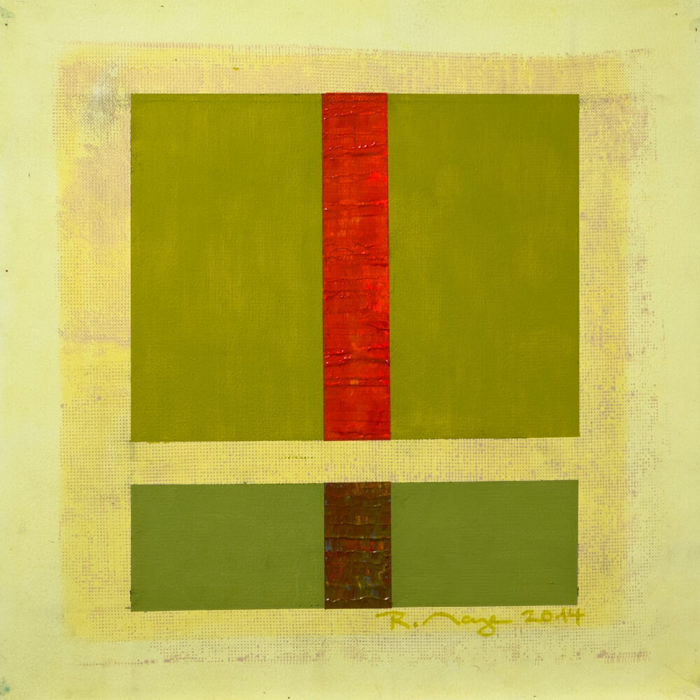 Take off no1 2014 acrylic collage 56x56