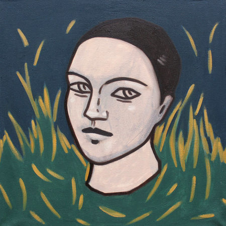 "Bold Woman" Oil on Canvas, 40 * 40 cm. Basel 2018