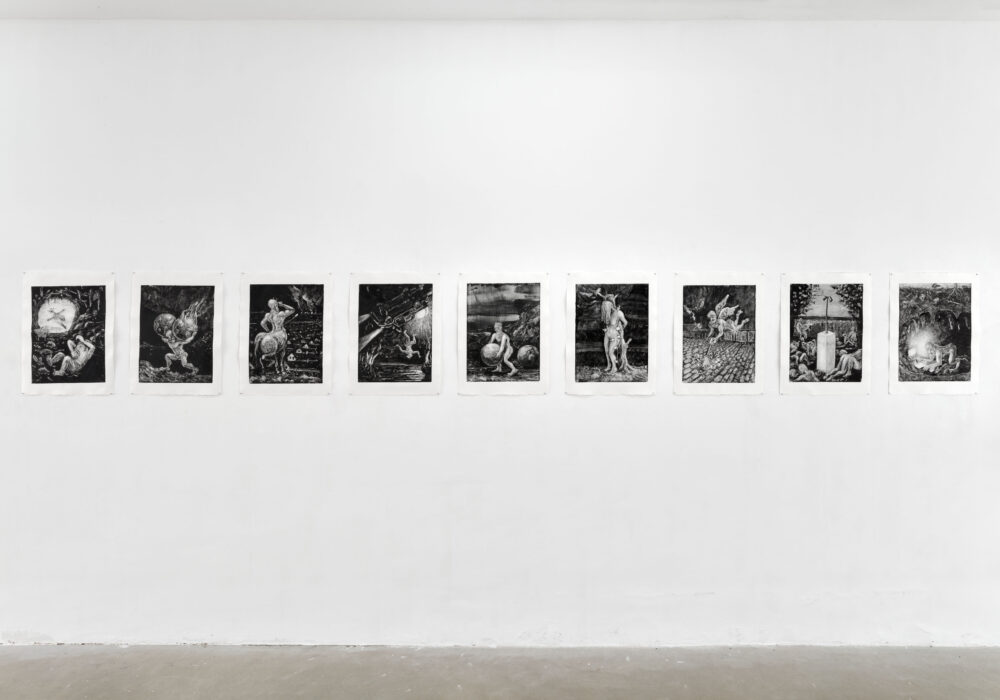 Titanomachie, ausstellungsansicht das Esszimmer